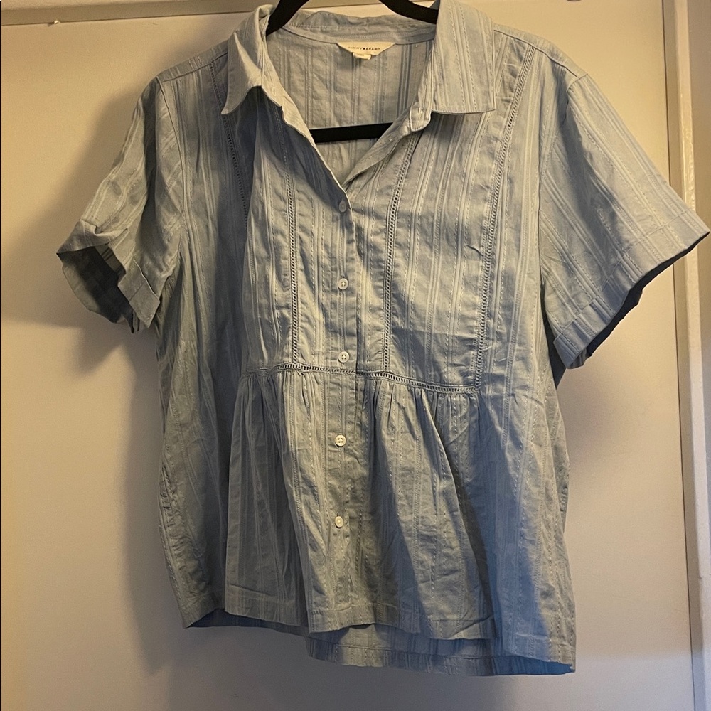 Lucky Brand Light Blue Casual Shirt NWOT